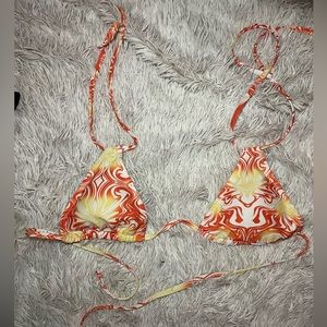 not sure the brand swim top size large